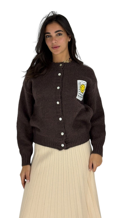 Aditi Brown Cardigan