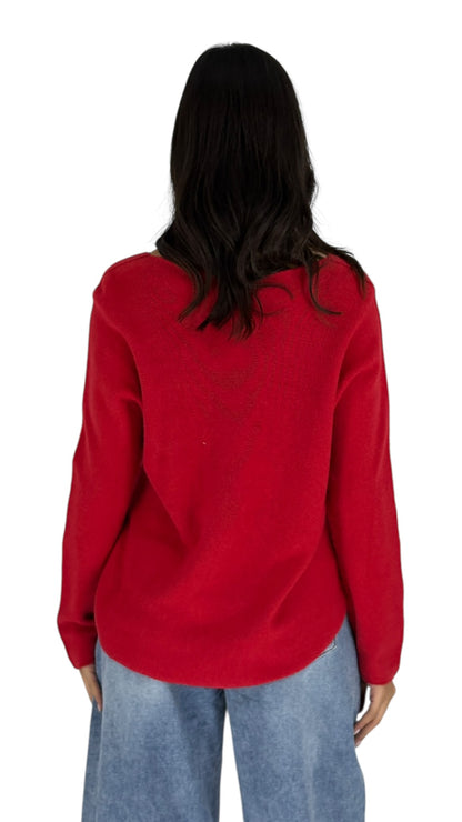 Carmen Red Sweater