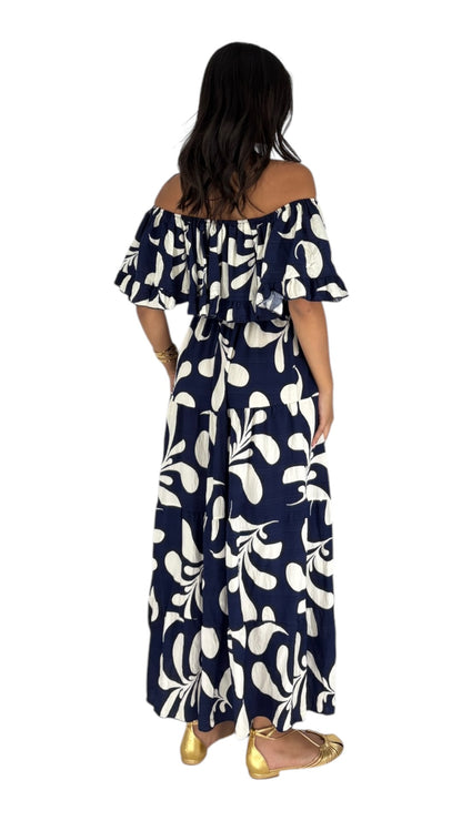 Sabrin Navy Dress
