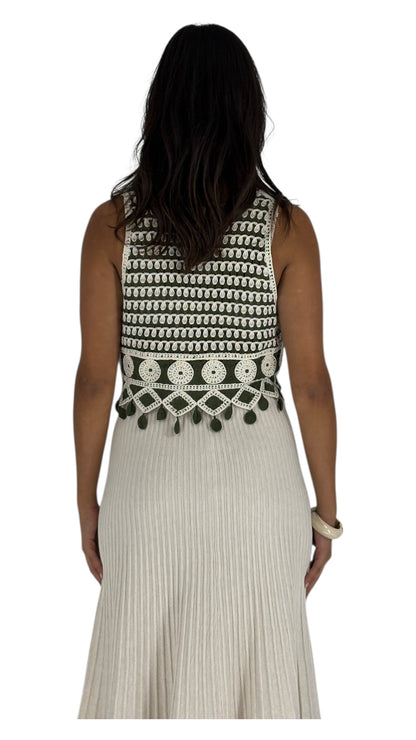 Jad Olive Vest