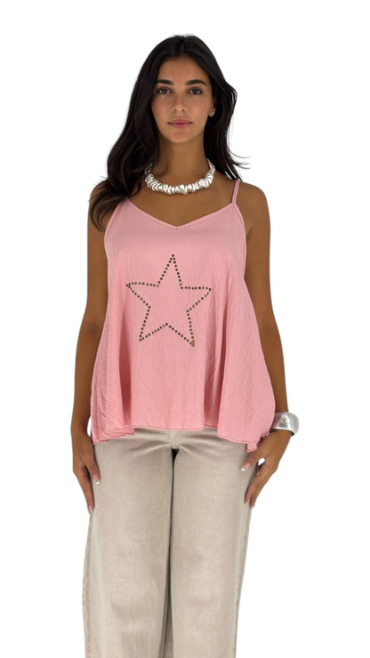 Tara Pink Top