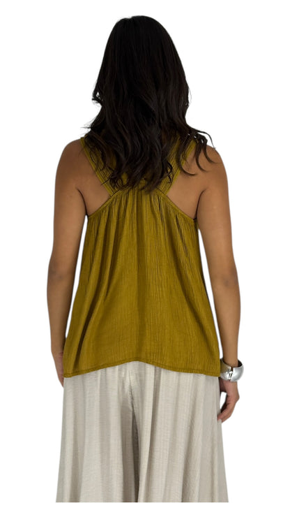 Aroura Mustard Top