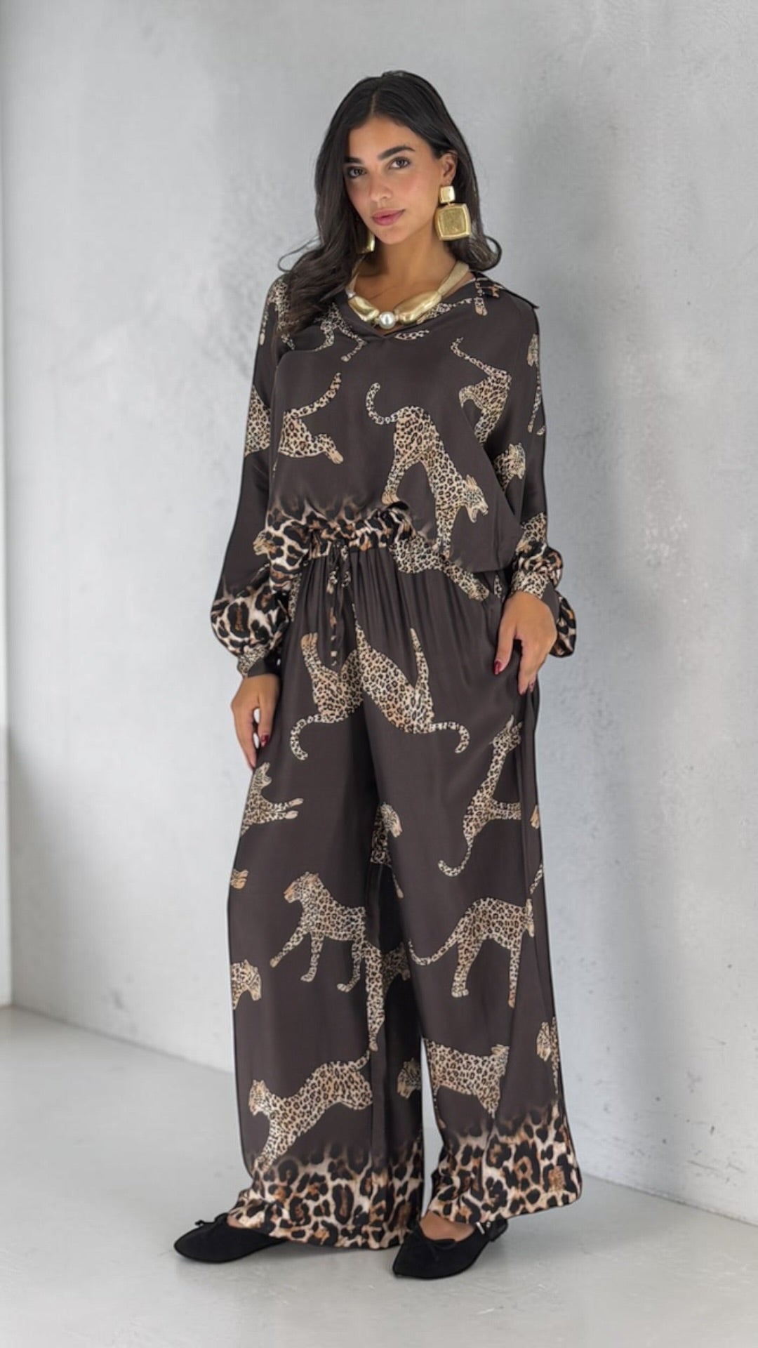 Rita Leopard Set