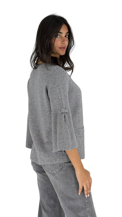 Zowi Grey Cardigan
