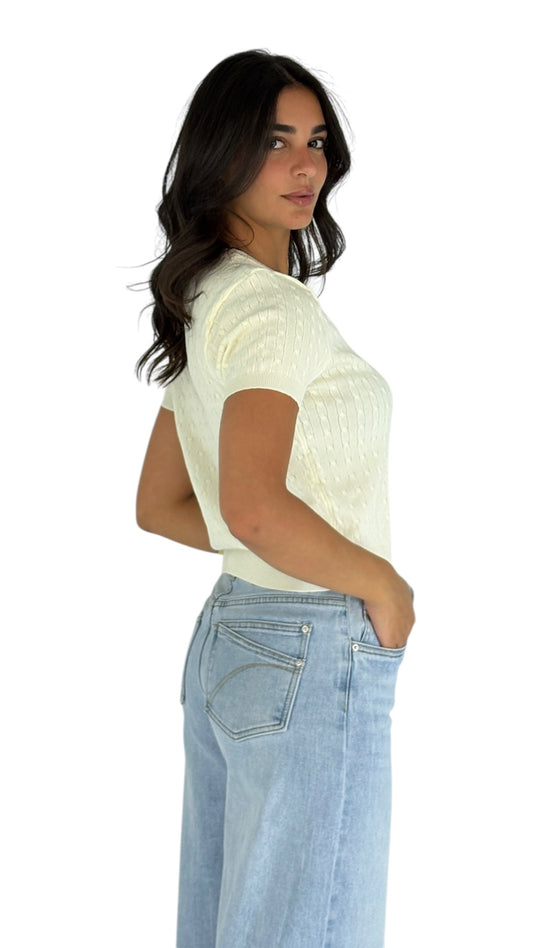 Brille Cream Top