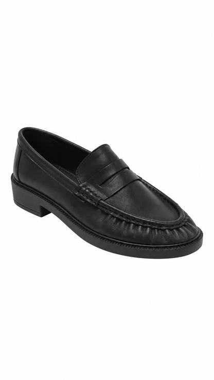 Classic Black Loafers