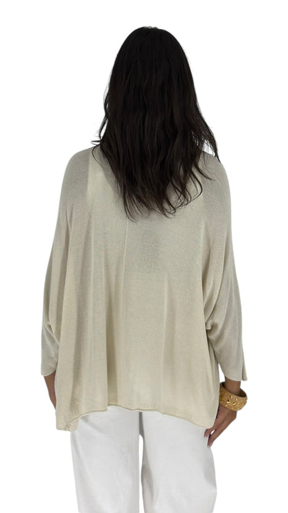 Jihan Cream Cardigan