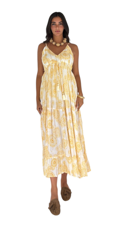 Diala Yellow Dress