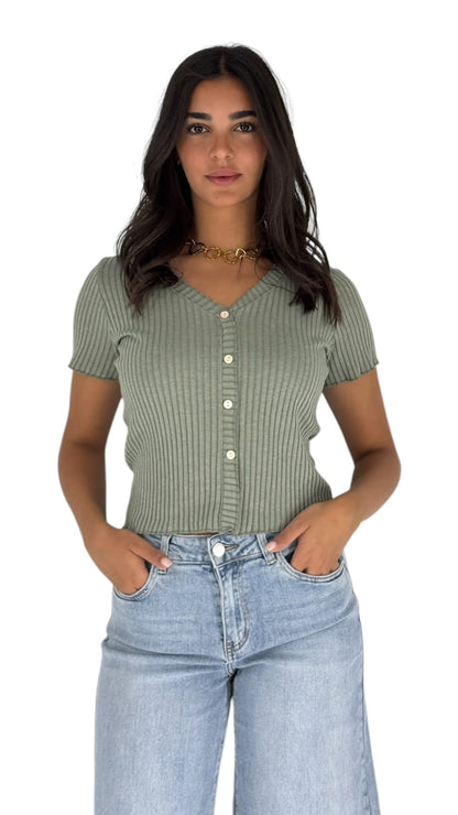 Pluto Kaki Top