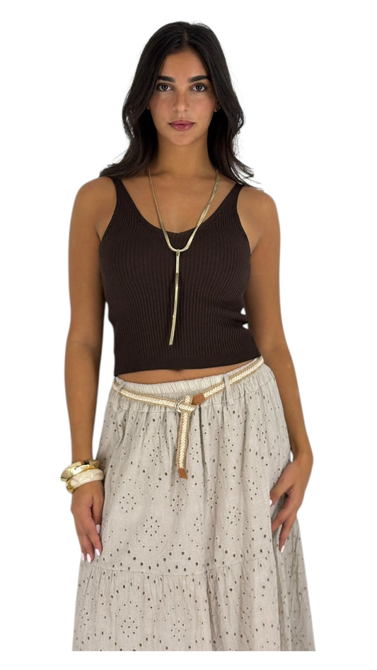 Lian Brown Top