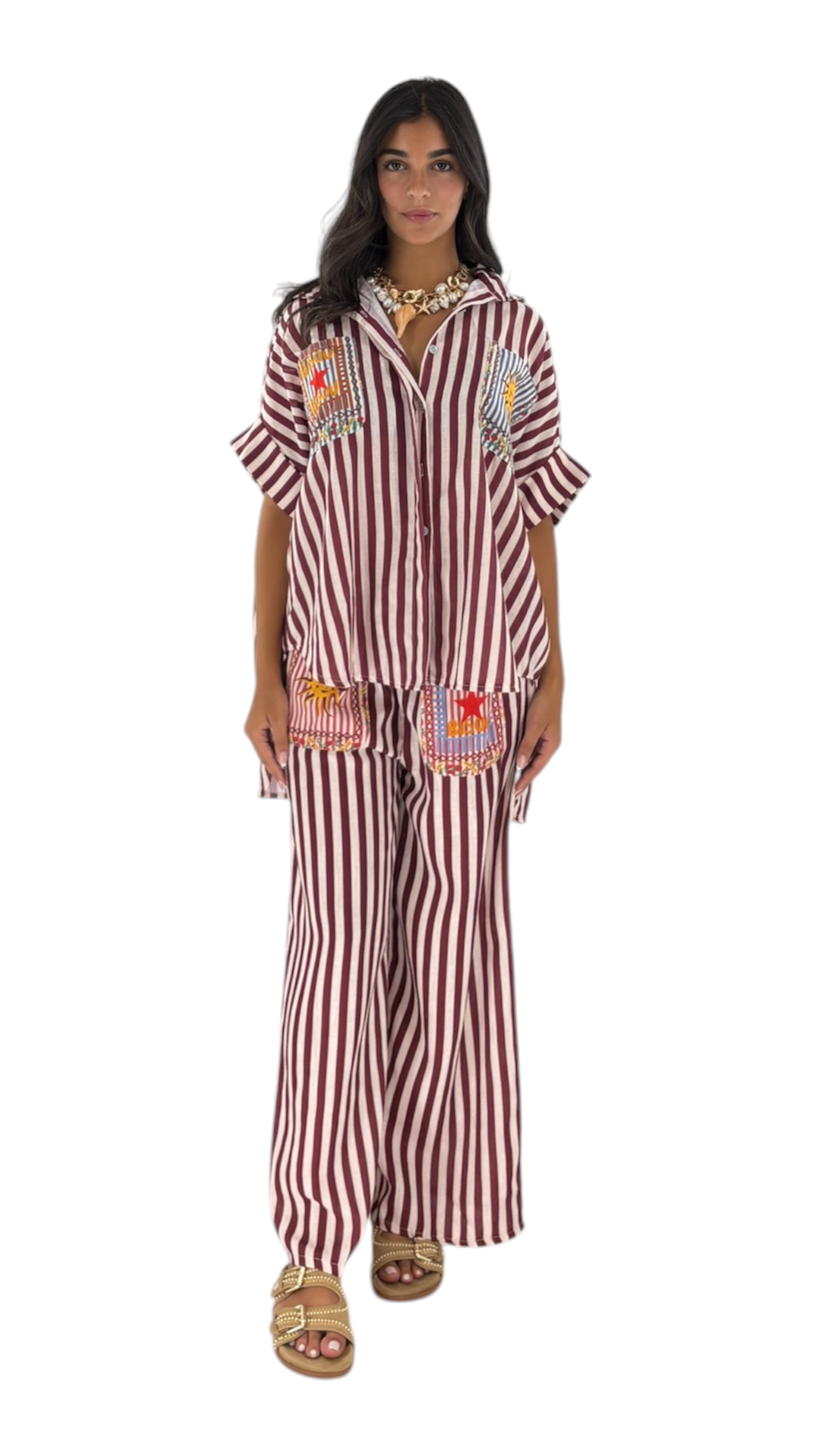 Rand Maroon Pants