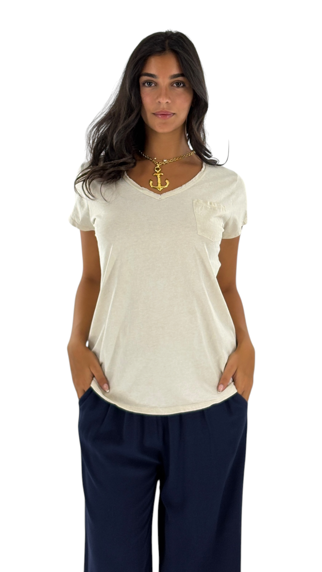 Jina Beige T-Shirt