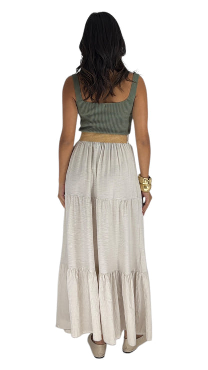 Quinn Beige Skirt
