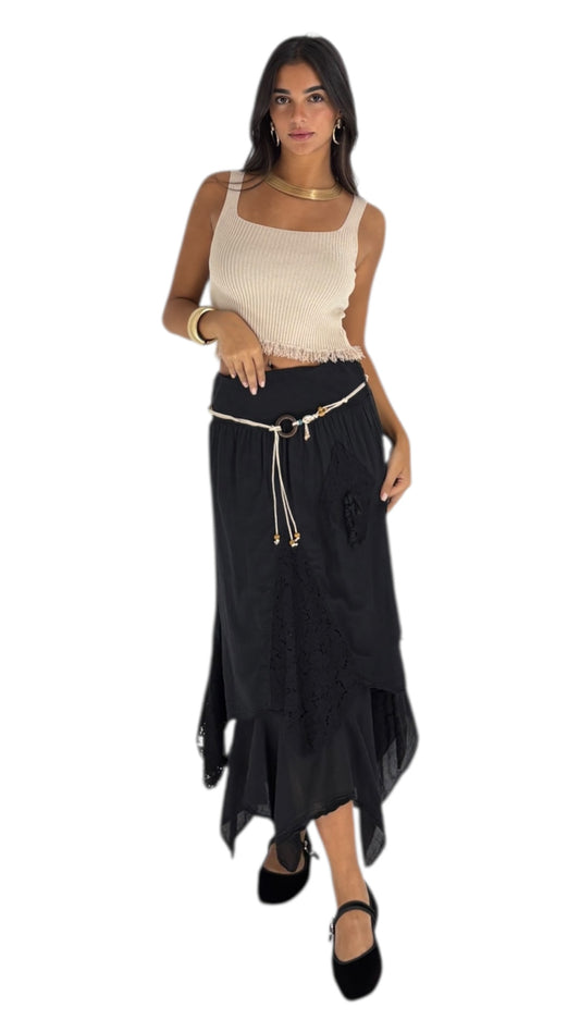 Angelo Black Skirt