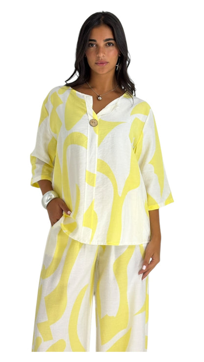 Zaho Yellow Top