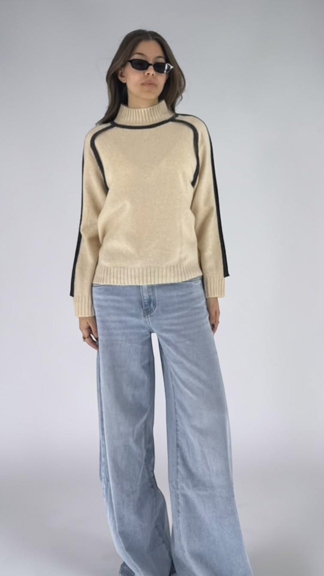 Naira High Neck Sweater