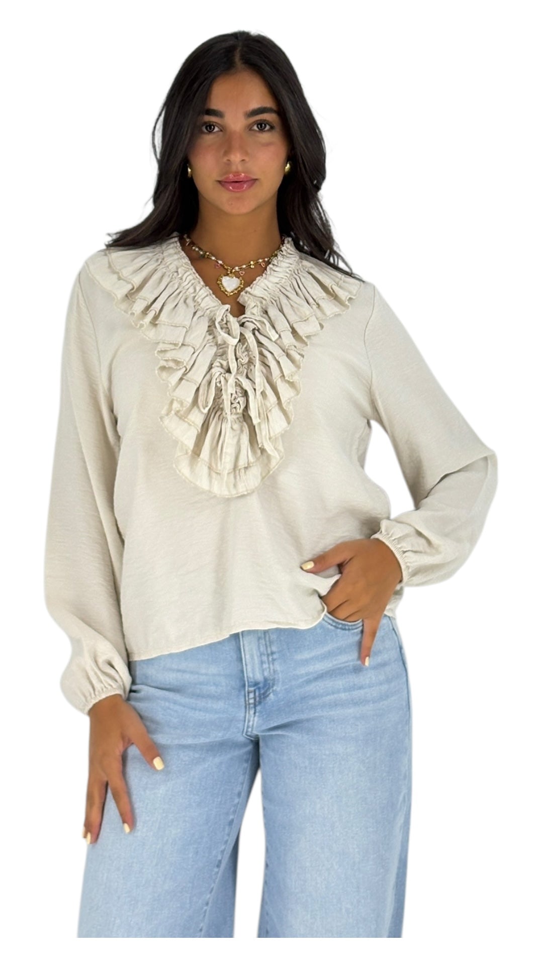 Sizar Beige Top