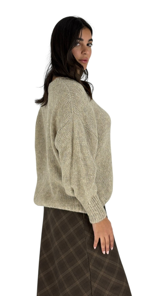 Nazli Camel Sweater