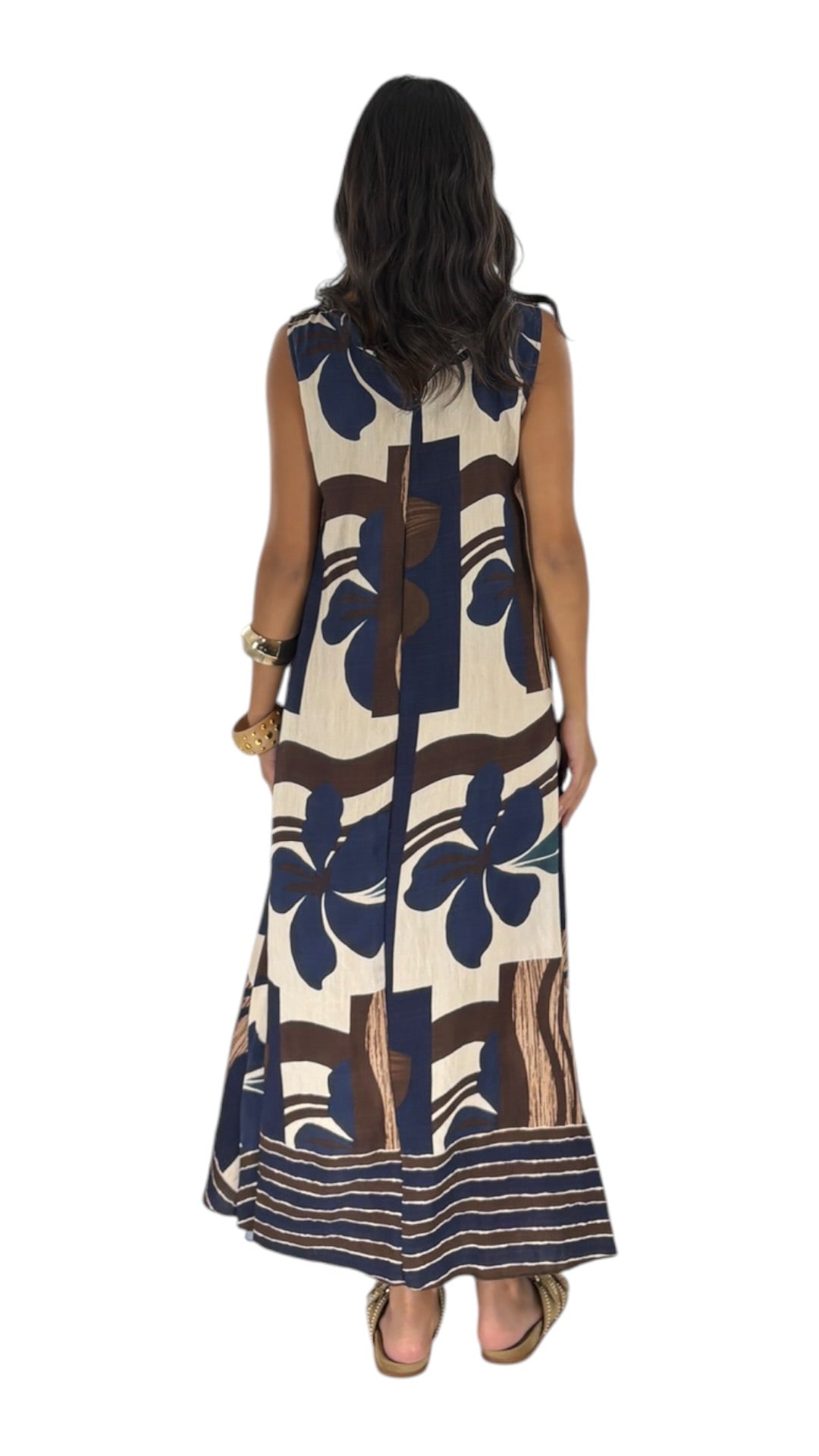 Fiona Navy Dress