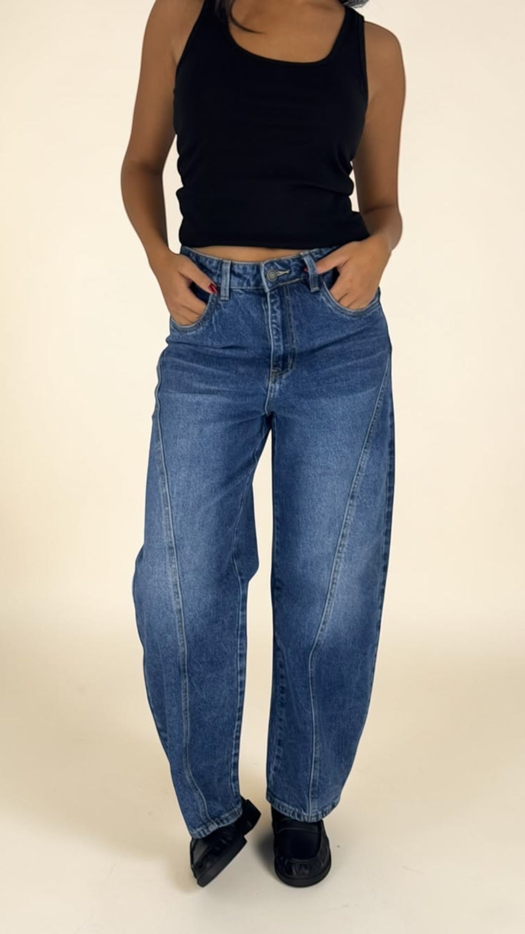 laura Blue Balloon Jeans