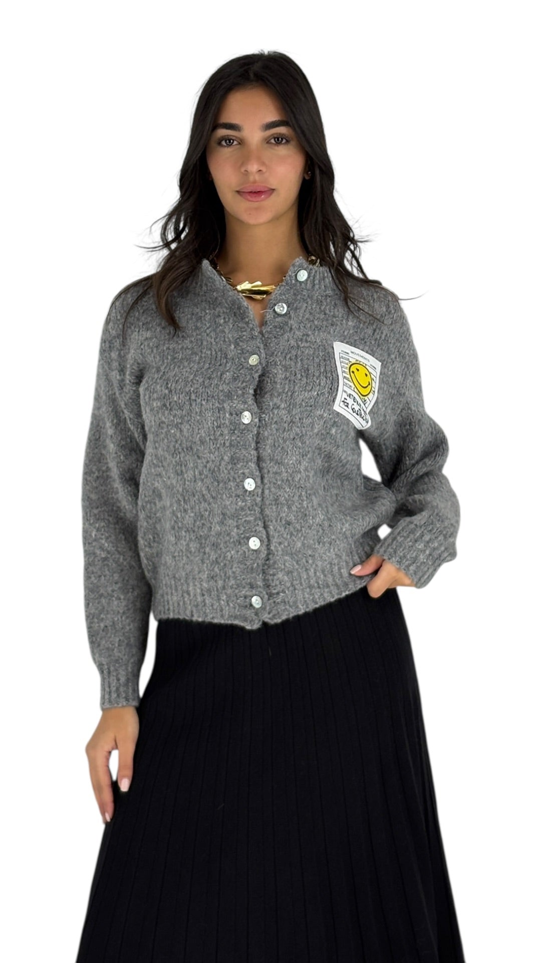 Aditi Grey Cardigan