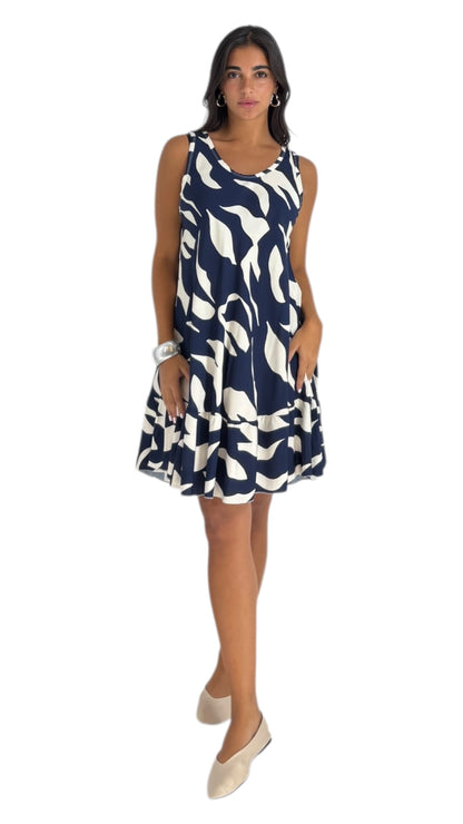 Luna Navy Dress