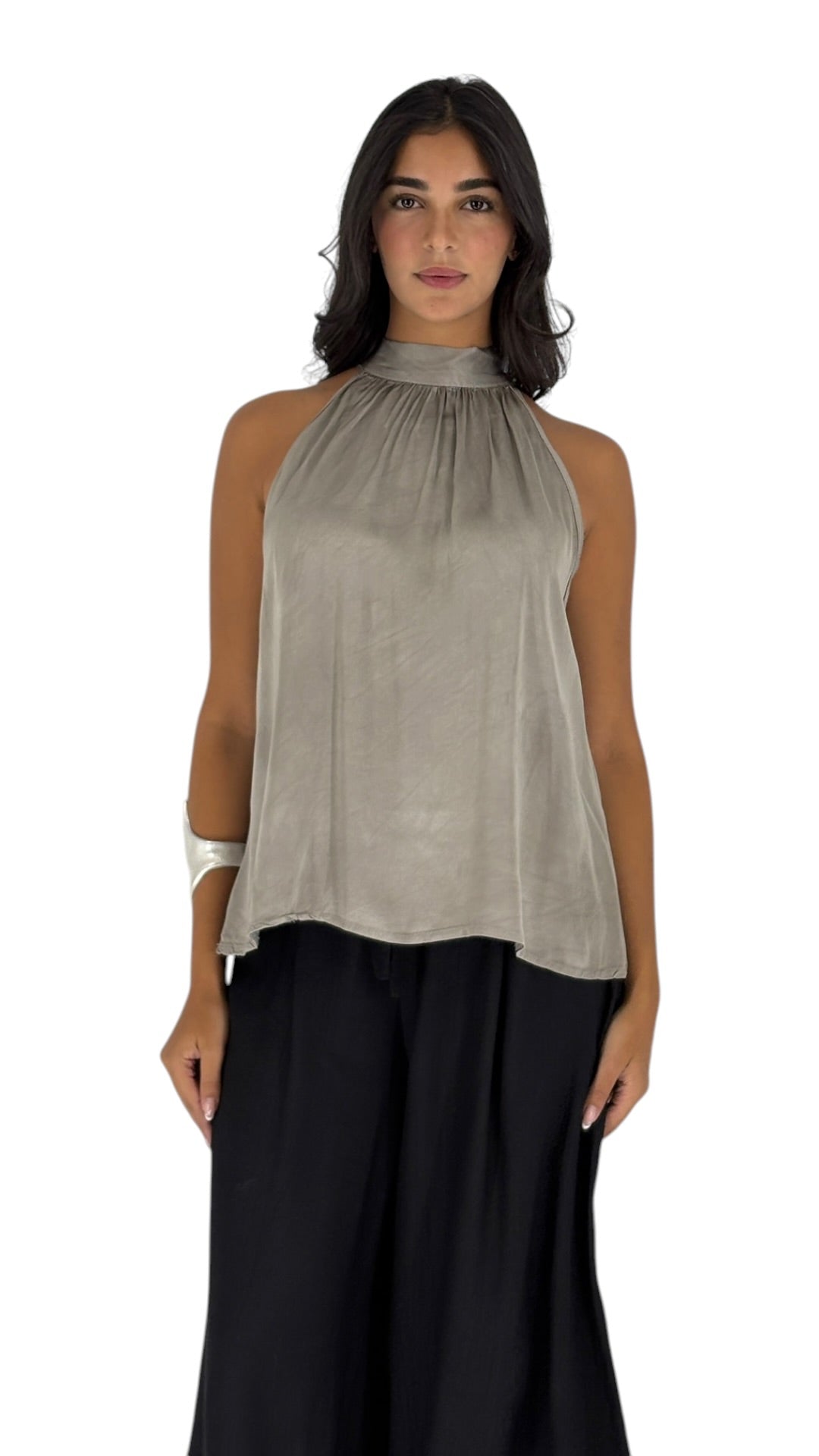 Lotus Taupe Top