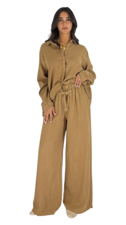 Sharon Camel Pants