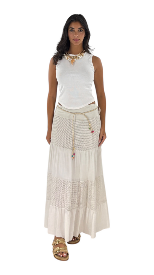 Rahaf Beige Skirt