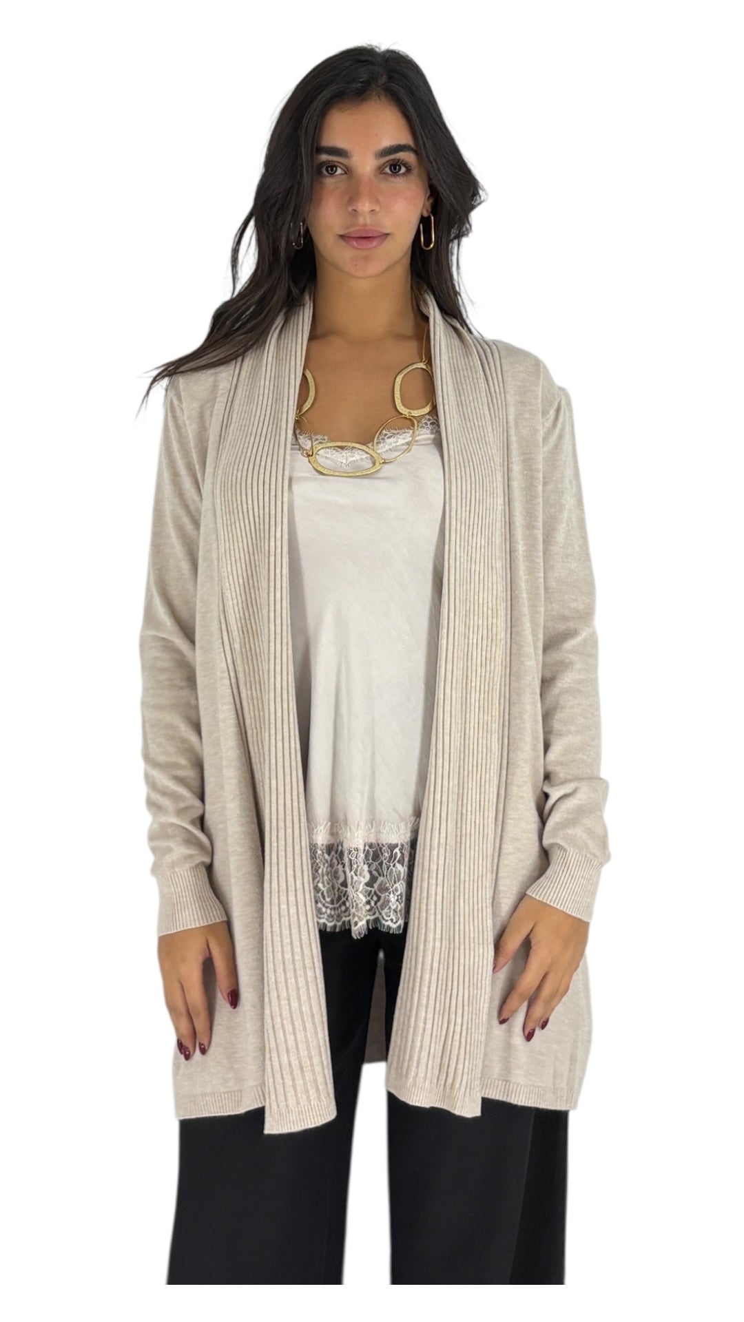 Nebula Beige Cardigan