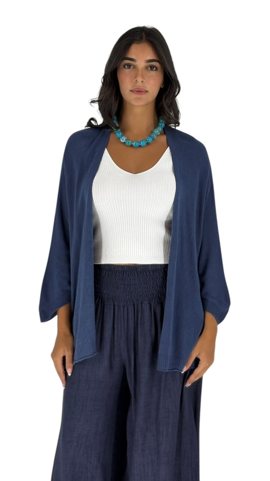 Komal Navy Cardigan