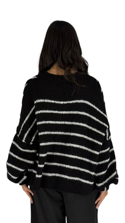 Ghita Black Sweater