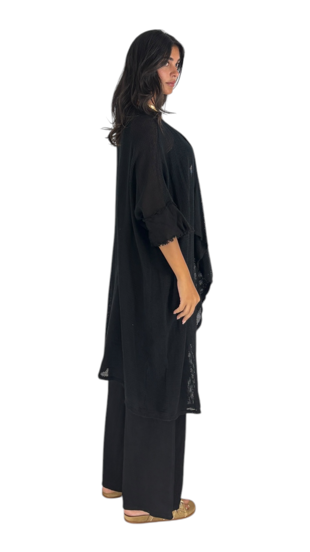Noor Black Cardigan