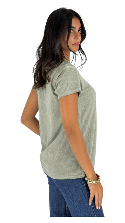 Lacey Kaki T-shirt