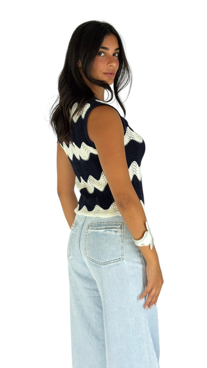 Rwand Navy Top