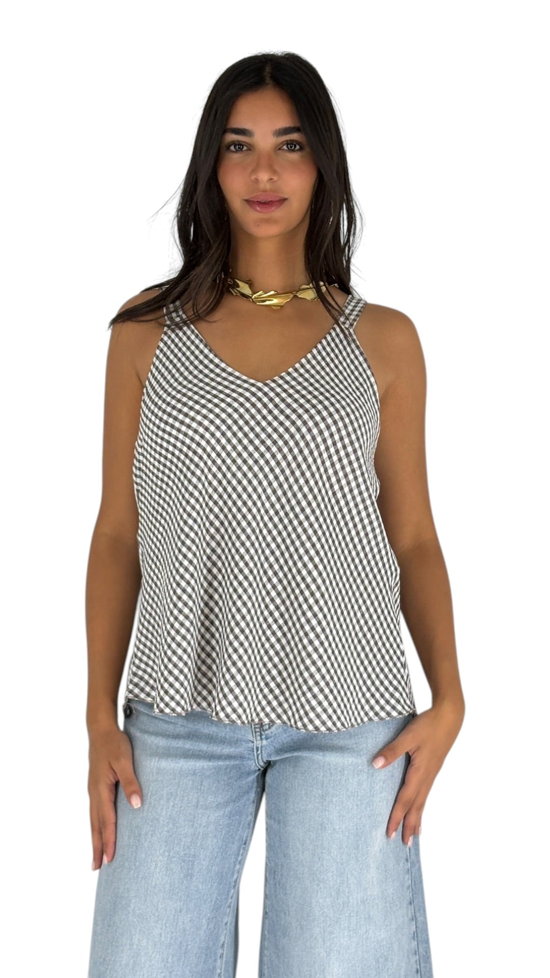 Mina Brown Top