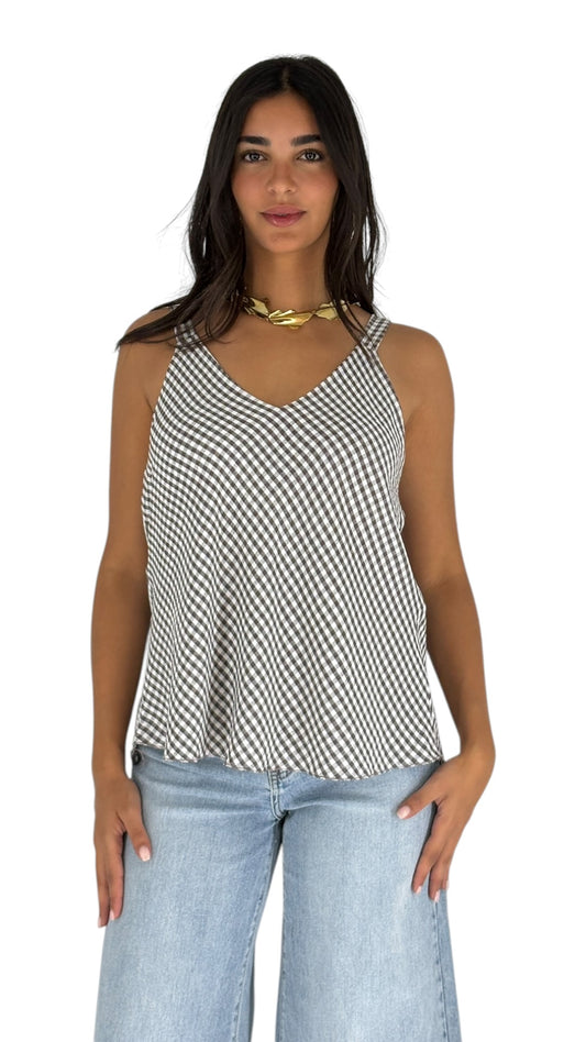 Mina Brown Top