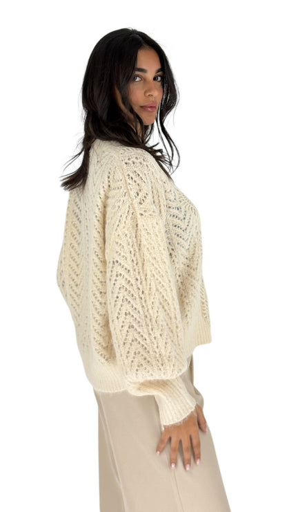 Ragna Cream Cardigan