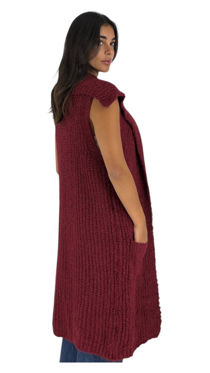 Maisa Burgundy Vest