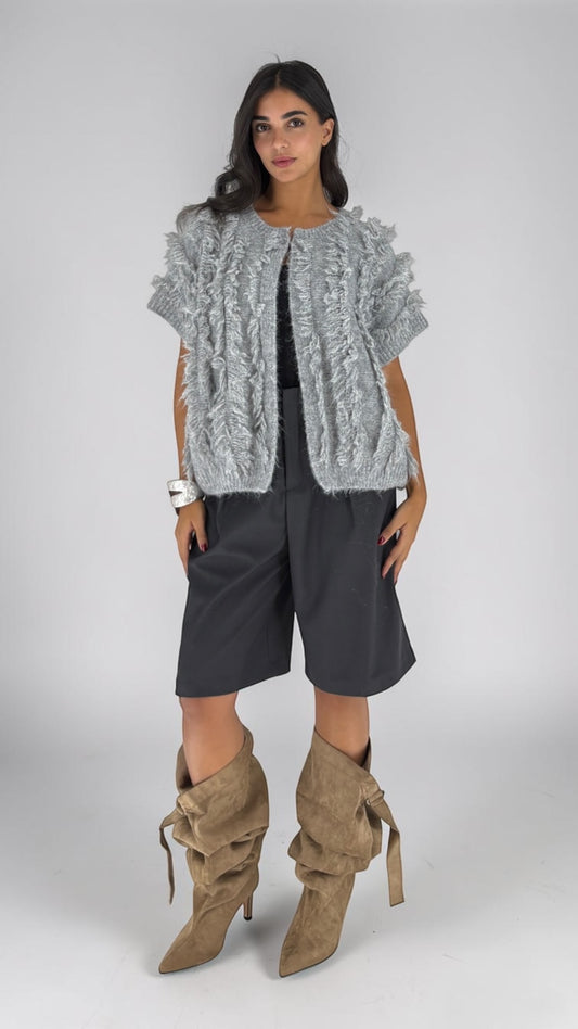 Zahi Grey Vest