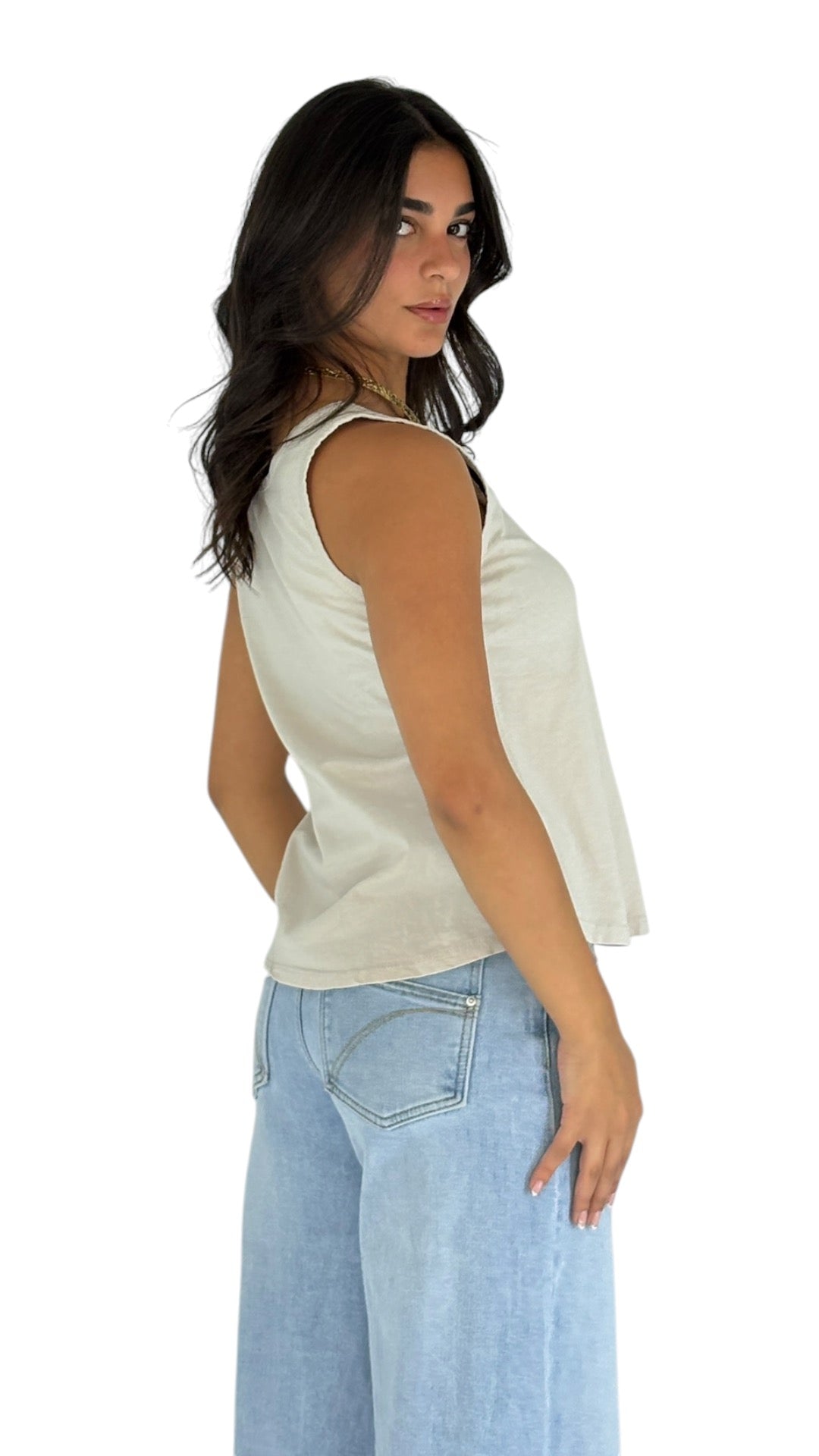 Shahd Beige Top