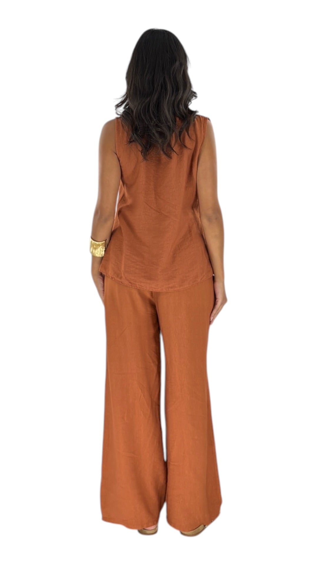 Eleni Terracotta Pants
