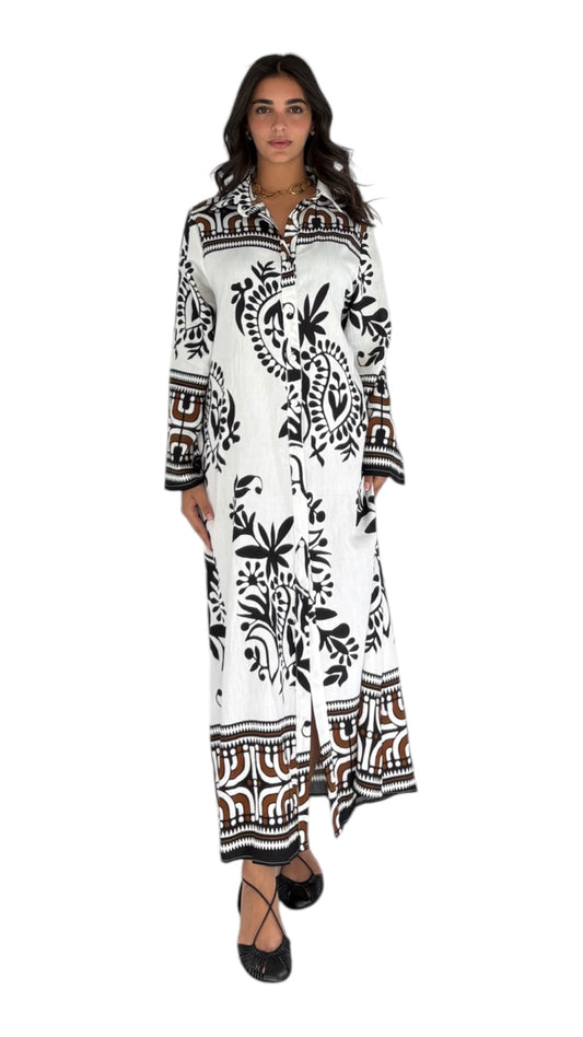 Idal White/Black Dress