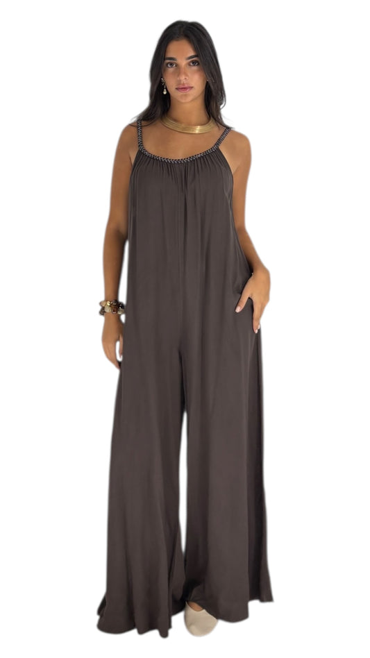 Ozzy Brown Jumpsuit