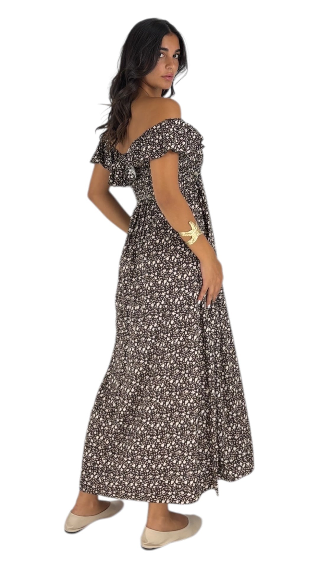 Fozia Brown Dress