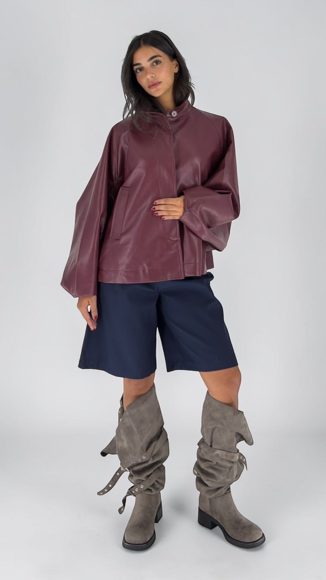 Rozan Burgundy Jacket