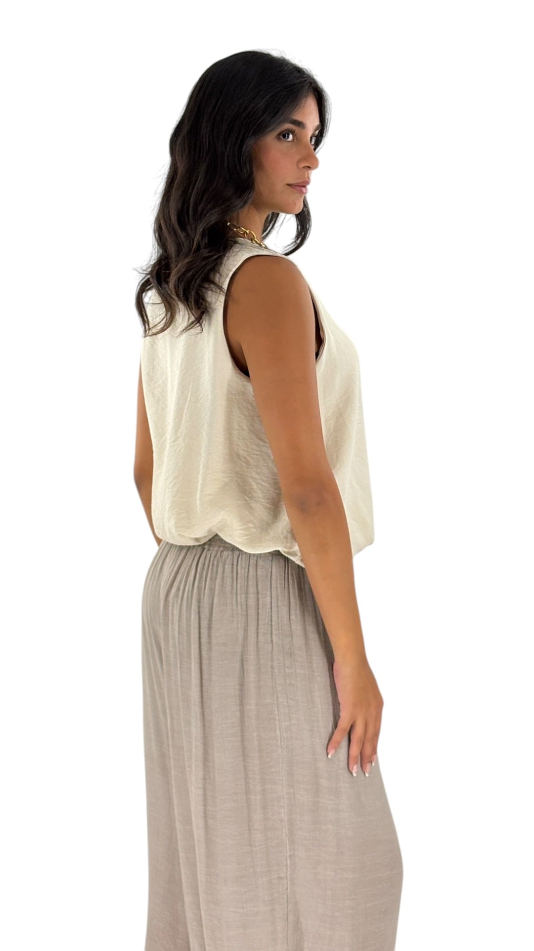 Merna Beige Top