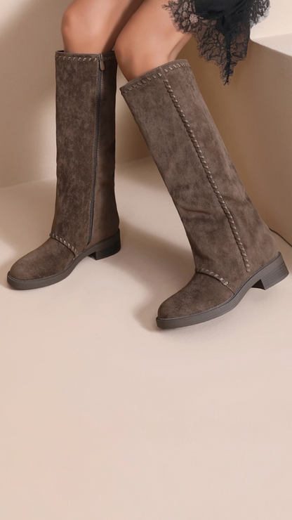 Lana High Boots with Suede Effect