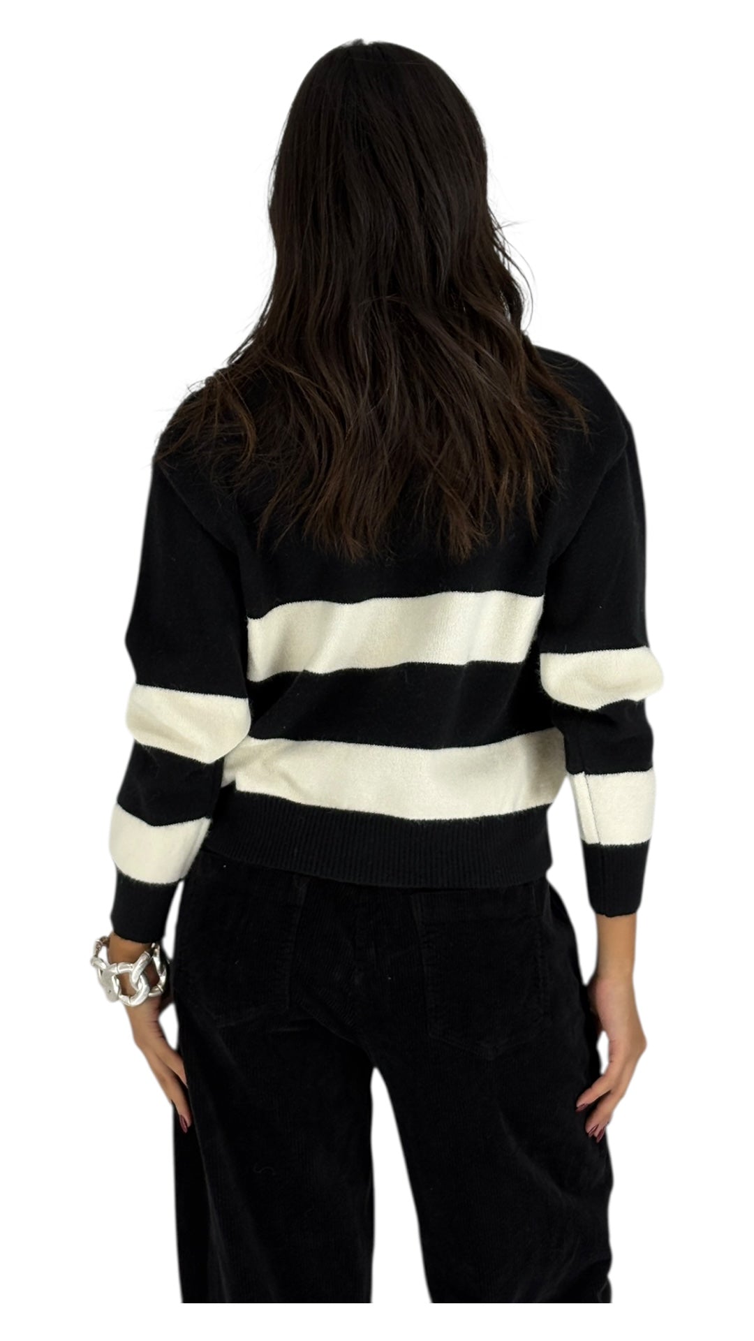 Floria Black Sweater