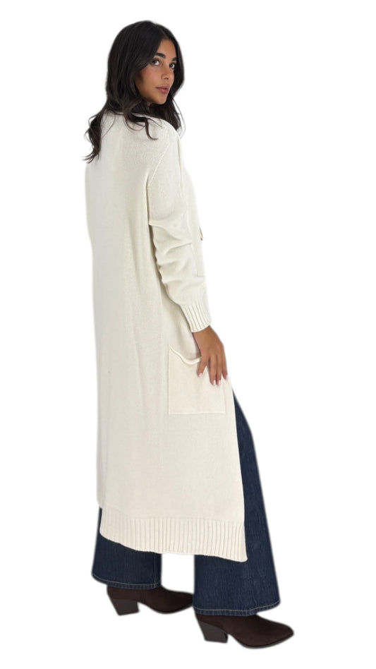 Dalia White Cardigan